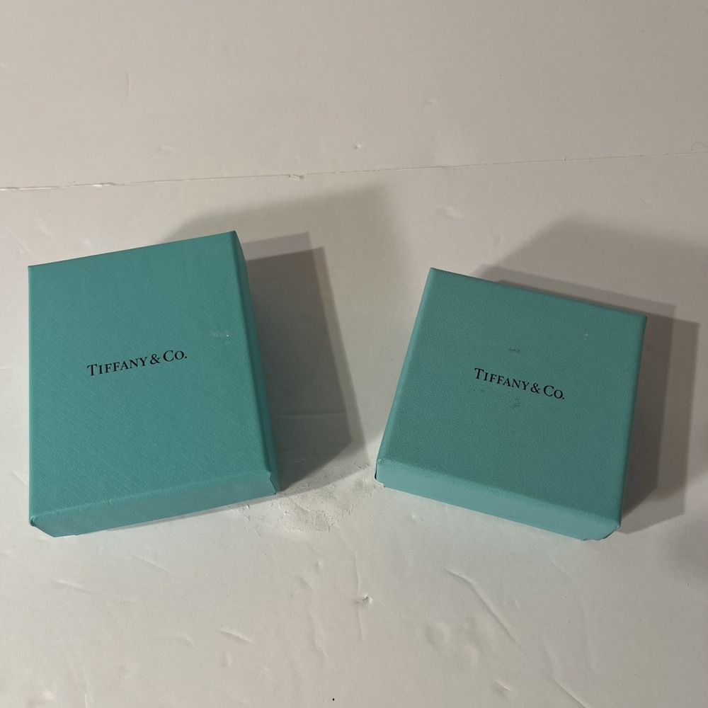 Tiffany & Co. Jewelry Gift Box 2 Pack Box Only